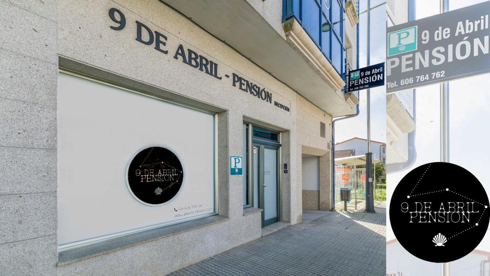 Pensión 9 de Abril O Pedrouzo Exterior foto